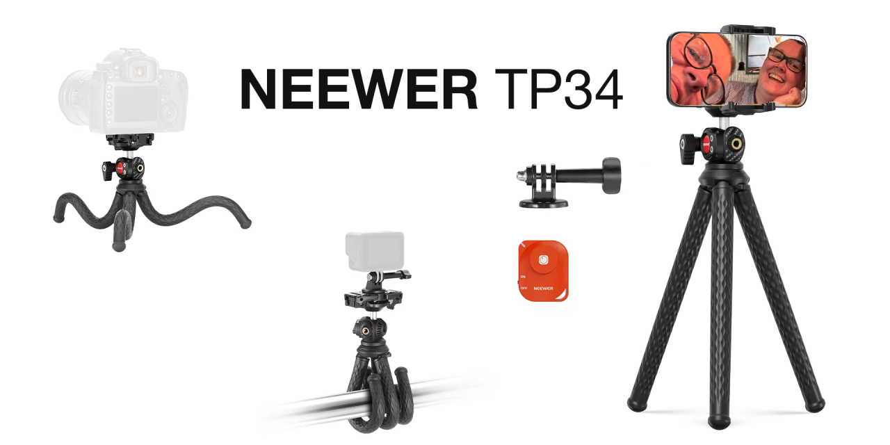 NEEWER TP34 & Manfrotto MCPIXI. Perfekt Lite!