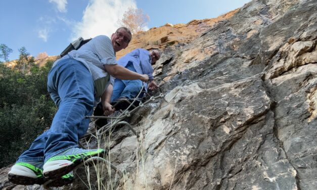 Via Ferrata, til topps uten sikring ?